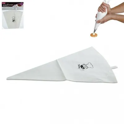 Cukrářský sáček s gumovým zátěrem o délce 40 cm pro zdobení dortů krémem