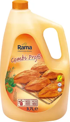 Rostlinný tuk Rama Combi pro profesionální smažení a pečení v konvektomatech, tekutý, 3,7 l