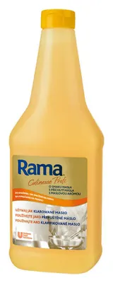 Rama Culinesse Profi tekutý rostlinný tuk na smažení a pečení v balení 900 ml