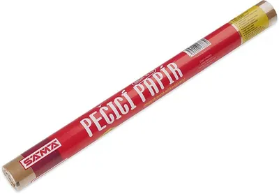 Papír na pečení v archu 38 x 42 cm, balení 15 archů pro pečení sušenek, koláčů a zapékaných pokrmů