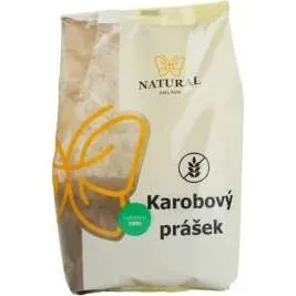 Karobový prášek Natural Jihlava v balení 250 g na pečení a přípravu sladkých dezertů
