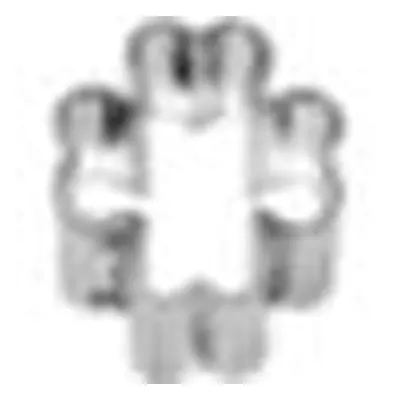 Vykrajovátko čtyřlístek 1,4 cm