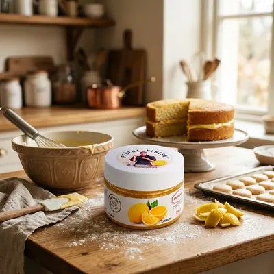 Ochucovací pasta IRCA Joypaste s citronovou příchutí v dóze 200 g pro dochucení krémů a těst