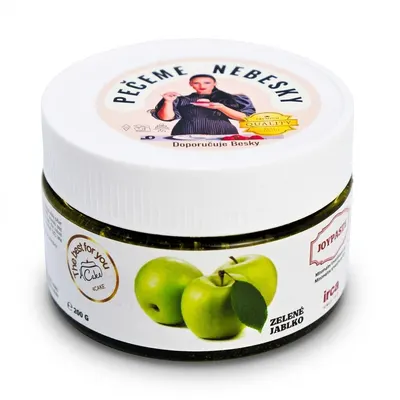 Ochucovací pasta IRCA Joypaste s příchutí zeleného jablka v gramáži 200 g pro dochucení krémů a dortů