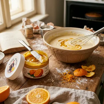 Ochucovací pasta MEC3 s příchutí pomeranče do krémů a těst na pečení v kelímku o hmotnosti 200 g