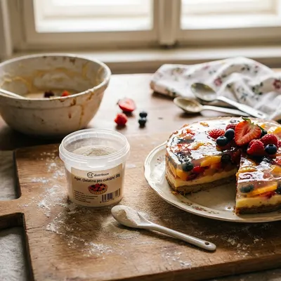 Agar pro cukráře, rostlinné želírovadlo v prášku v balení 50 g