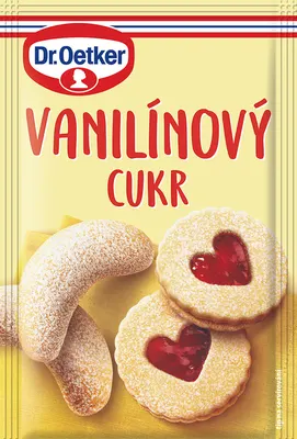 Vanilínový cukr Dr. Oetker v balení 20 g pro ochucení pečiva, krémů a dezertů