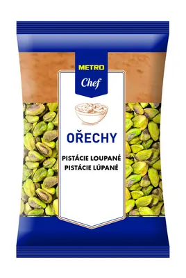 Loupané pistácie METRO Chef v balení 250 g vhodné k pečení a zdobení dortů a dezertů