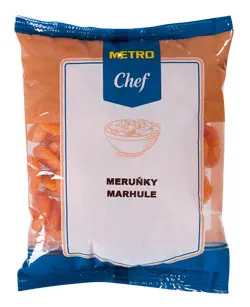 Sušené meruňky č.2 v balení 500 g pro pečení a cukrářské využití