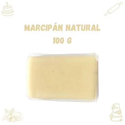 Bílý mandlový marcipán Frischmann o hmotnosti 100 g s 36% podílem mandlí pro modelování a zdobení dortů
