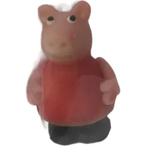 Marcipánová figurka červeného prasátka na zdobení dortů, 50 g od značky Frischmann