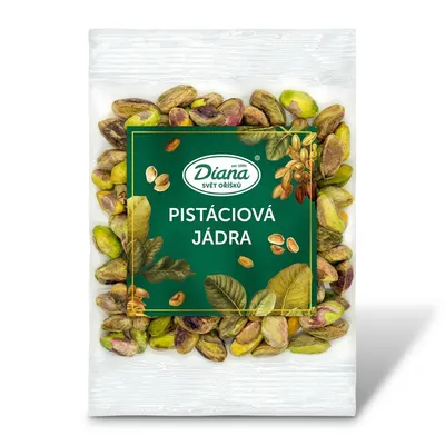 Pistáciová jádra Diana na pečení v balení 100 g pro cukrářské tvoření a dekoraci dortů