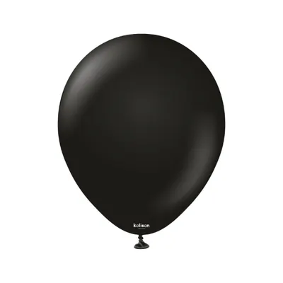 Černé latexové balónky o průměru 13 cm pro balónkové dekorace, balení 100 ks