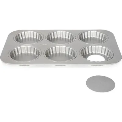 Forma na mini quiche s volným dnem o průměru 10 cm od značky Patisse pro pečení slaných i sladkých koláčků