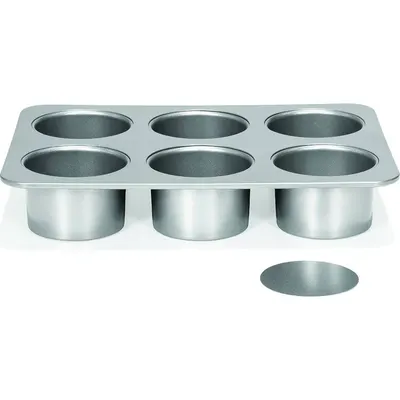 Silikonová forma na mini cheesecake o průměru 8 cm od značky Patisse pro šest malých porcí