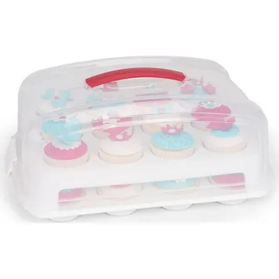 Plastový box na 24 cupcakes, 39 cm