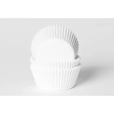 Bílé papírové košíčky na muffiny House of Marie, balení 50 kusů pro pečení muffinů a cupcakes