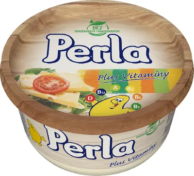 Rostlinný tuk Perla Plus s vitamíny v balení 450 g vhodný pro pečení kynutých těst, bábovek i na roztírání
