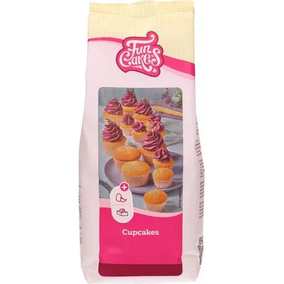 Směs na cupcake FunCakes v balení 1 kg pro pečení nadýchaných košíčků