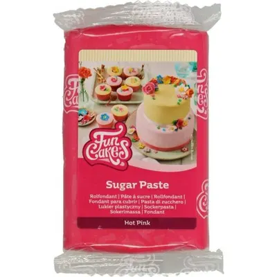 Potahovací hmota tmavě růžová 250 g