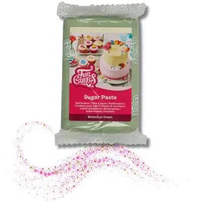 Fondán Fun Cakes botanická zelená vanilka 250 g
