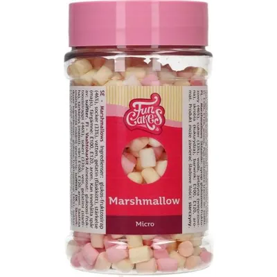 Mini marshmallows FunCakes v pastelových barvách, 50 g na zdobení dortů a zákusků