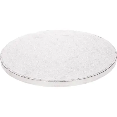 Dortová podložka stříbrná kulatá 25 cm