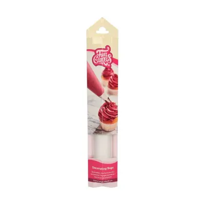 Jednorázové trezírovací sáčky FunCakes o délce 46 cm, balení 10 kusů, na zdobení dortů krémem a šlehačkou