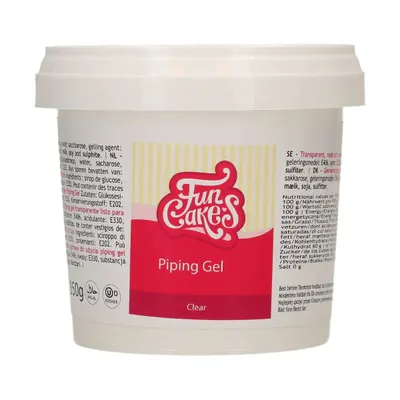 Piping gel čirý na dorty a jedlý papír 350 g