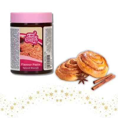 Aroma pasta Decora s příchutí skořicové rolky o hmotnosti 100 g k ochucení krémů, těst a dezertů