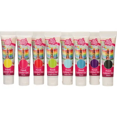 Sada gelových barev 8 barev 8 × 30 ml