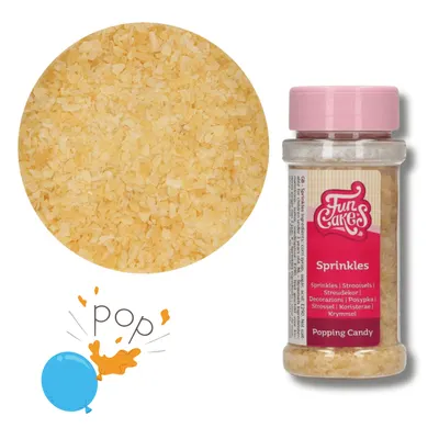 Cukrové krystalky FunCakes prásknoucí cukr v sáčku 70 g na zdobení a ozdobu dortů a dezertů
