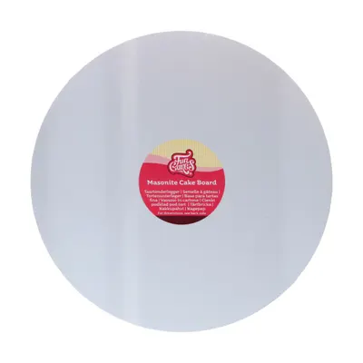 Dortová podložka kulatá bílá 25 cm, výška 5 mm