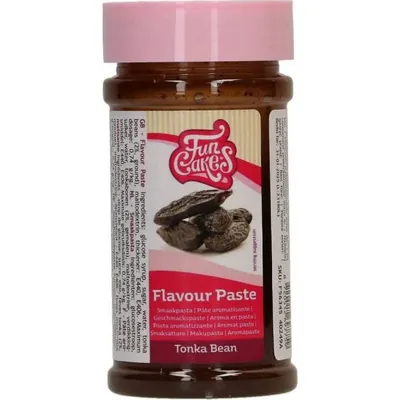 Ochucovací pasta FunCakes s aromatem fazole tonka v balení 100 g pro ochucení krémů, ganáží a těst