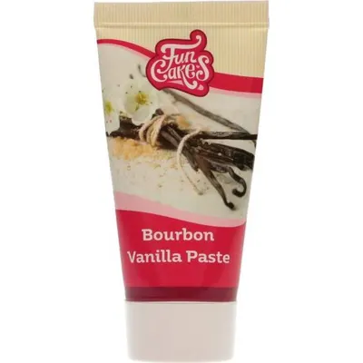 Bourbon vanilková pasta FunCakes s viditelnými vanilkovými semínky na pečení a přípravu krémů, 50 ml