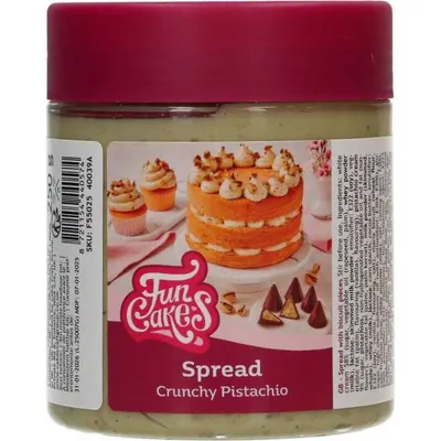 Pistáciový krém s křupinkami FunCakes 250 g