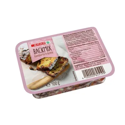 Kandovaná kůra mix citrusů pro pečení, směs pomeranče, citronu, papáji a cedrového ovoce v balení 100 g