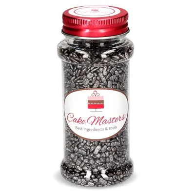 Stříbrné kamínky na zdobení cukroví a dortů od značky Cake Masters o hmotnosti 80 g