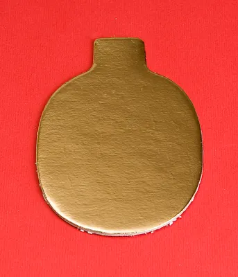 Oválné zlaté papírové podložky pro minidezerty a zákusky, rozměr 10 x 6,5 cm, balení 200 kusů