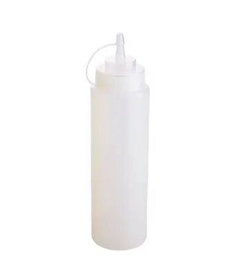 Bílý plastový dávkovač biberon s objemem 350 ml pro přesné odměřování tekutin v kuchyni