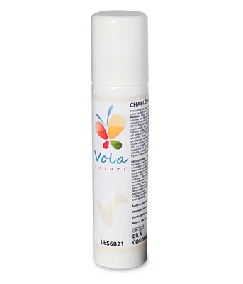 Chablonage sprej s bílou čokoládou pro sametový efekt na dezerty a zmrzlinu o objemu 100 ml