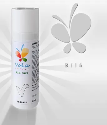 Sametový sprej Chablonage v bílé barvě na zdobení dortů a dezertů, 250 ml
