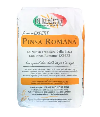 Směs moučná Pinsa Romana Expert pro přípravu římské pizzy Pinsa, balení 25 kg v pytli