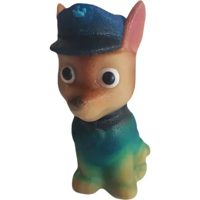 Marcipánová figurka Chase z Tlapkové patroly 7,5 x 4,5 cm
