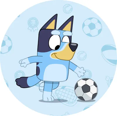 Jedlý papír BLUEY FOTBAL