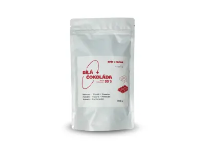 Čokoláda bílá LUBECA 33 % 400 g