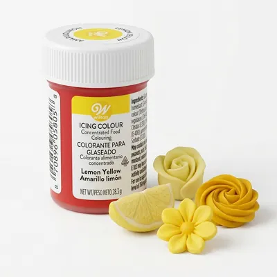 Gelová barva citronově žlutá 28 g