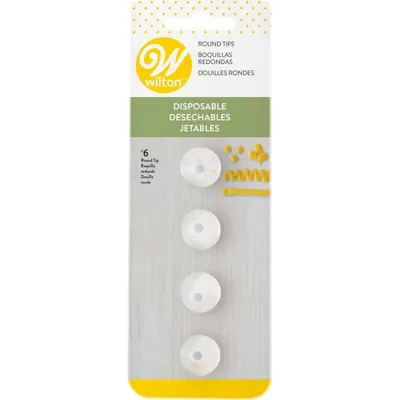 Plastová cukrářská špička č. 6 Wilton, 4 ks