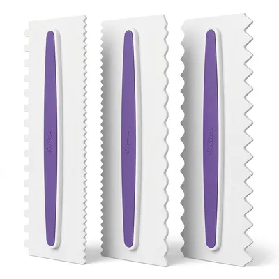 Sada zdobících stěrek Wilton Icing Comb 3 ks