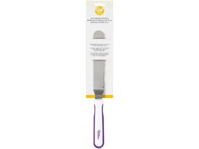 Roztírací paleta prohnutá fialová-bílá 32,5 cm